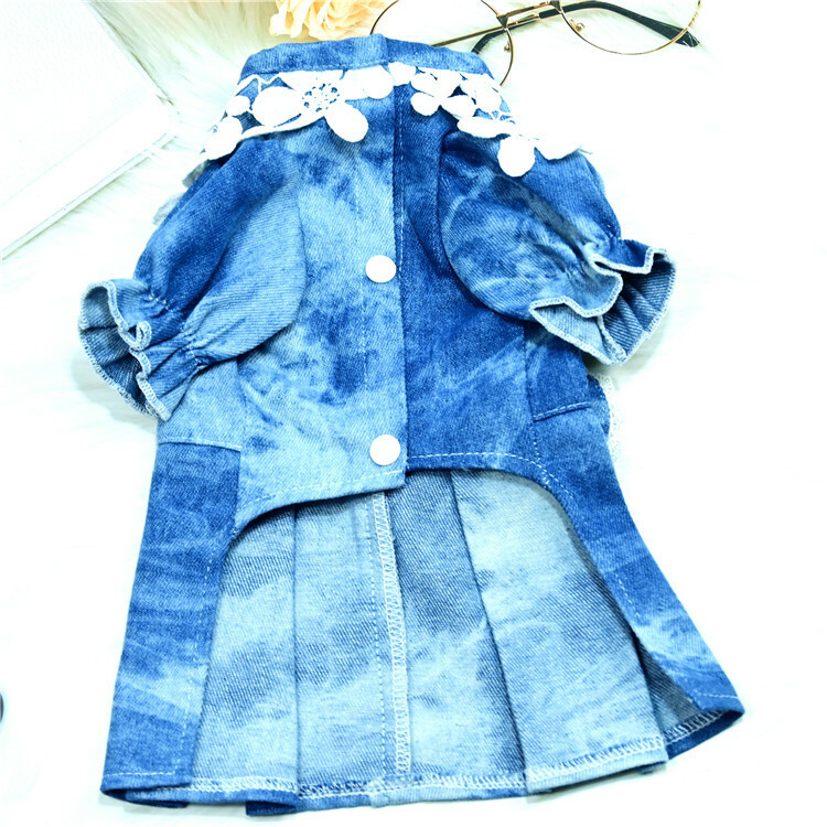DENIM PATCHWORK DRESS