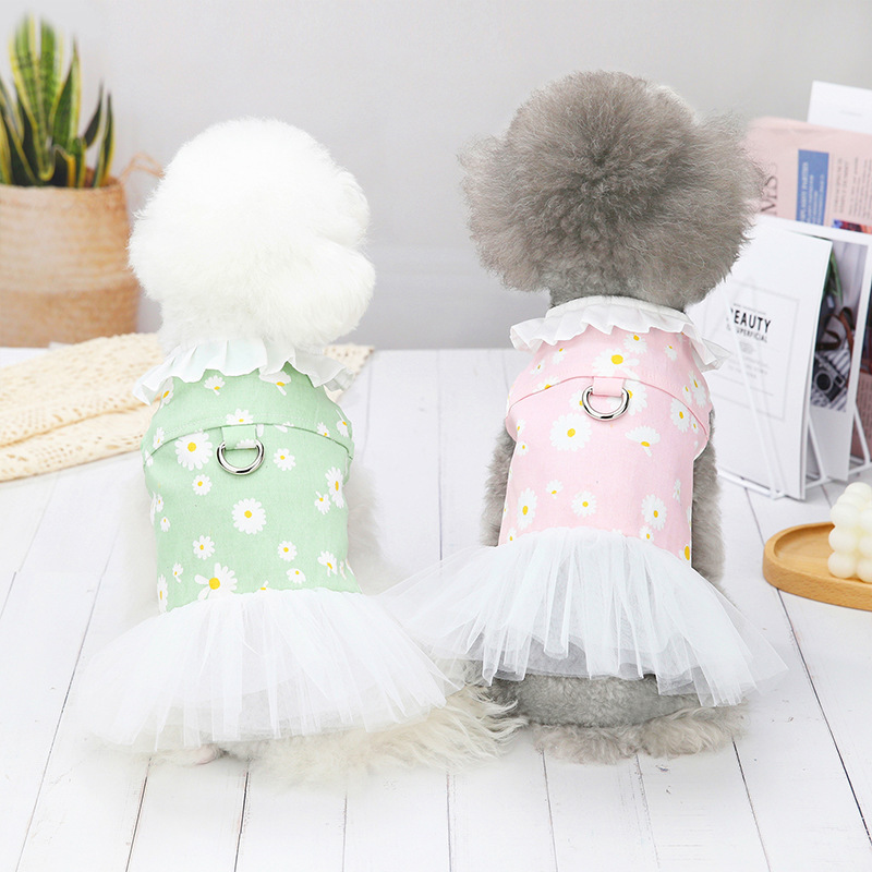 PINK DENIM LEASH DRESS
