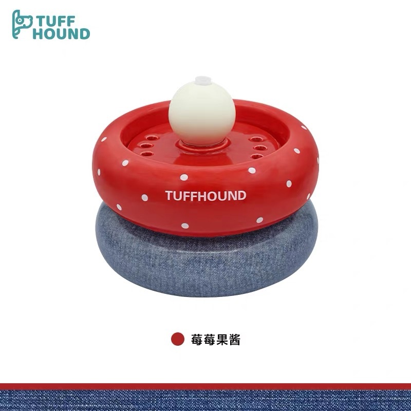 TUFFHOUND PANCAKE-THEMED PET WATER FOUNTAIN