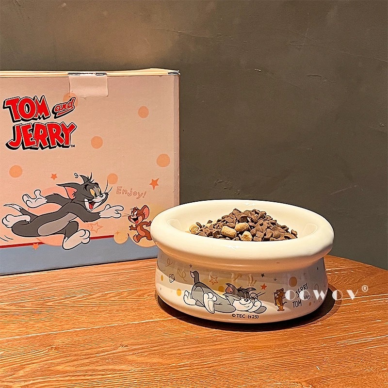 OOWOV X DISNEY 迪士尼史迪奇疯狂动物城联名 宠物增高陶瓷碗 大口径