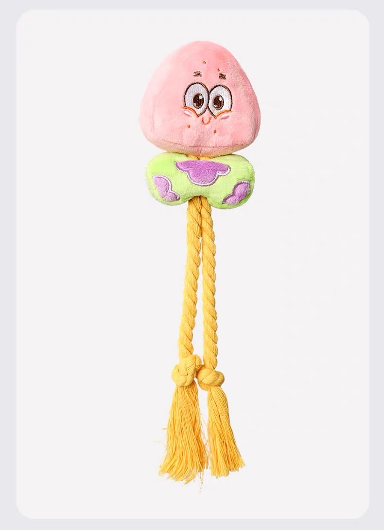 HOOPET X SPONGEBOB 海绵宝宝联名宠物咬绳玩具