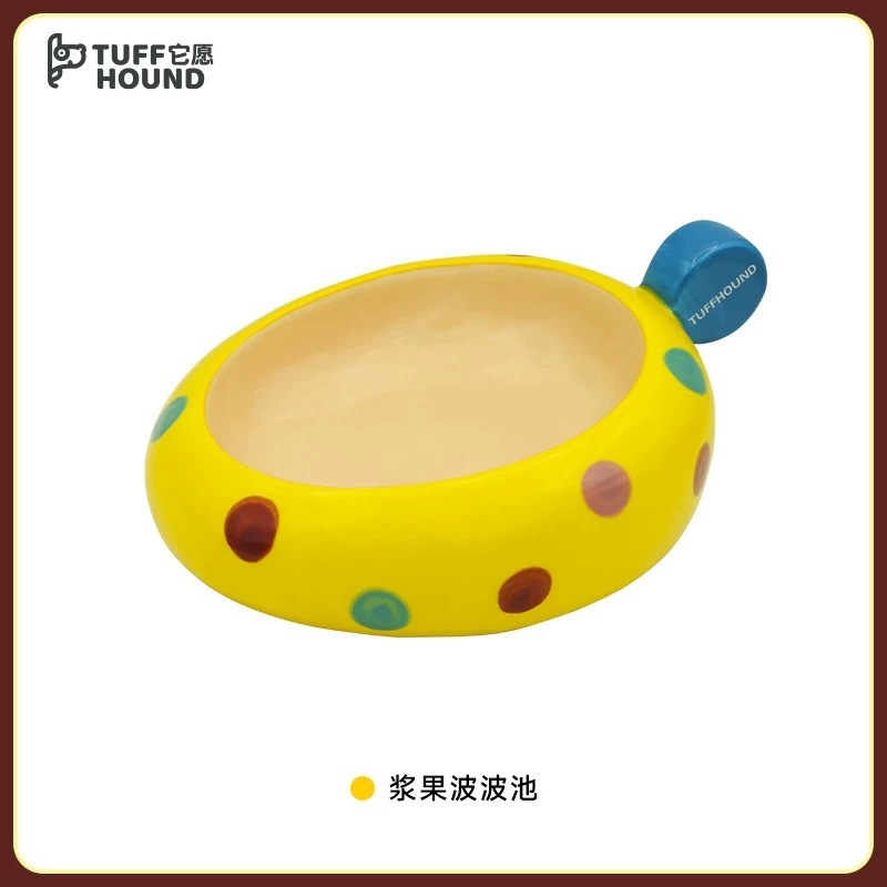 TUFFHOUND COLORFUL CERAMIC BOWL