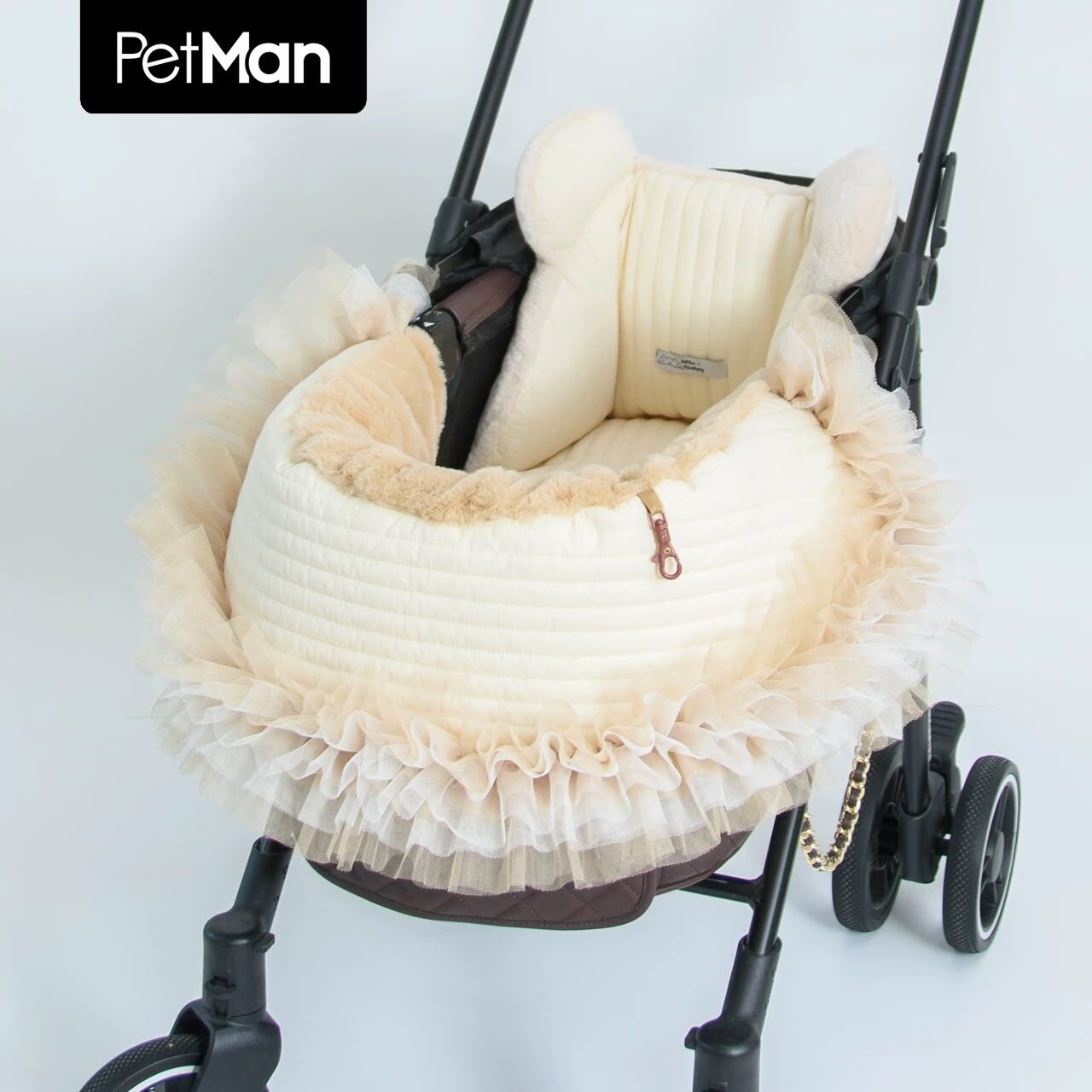 PETMAN 宠物推车围挡配件 防脏垫 柔软舒适 三件套