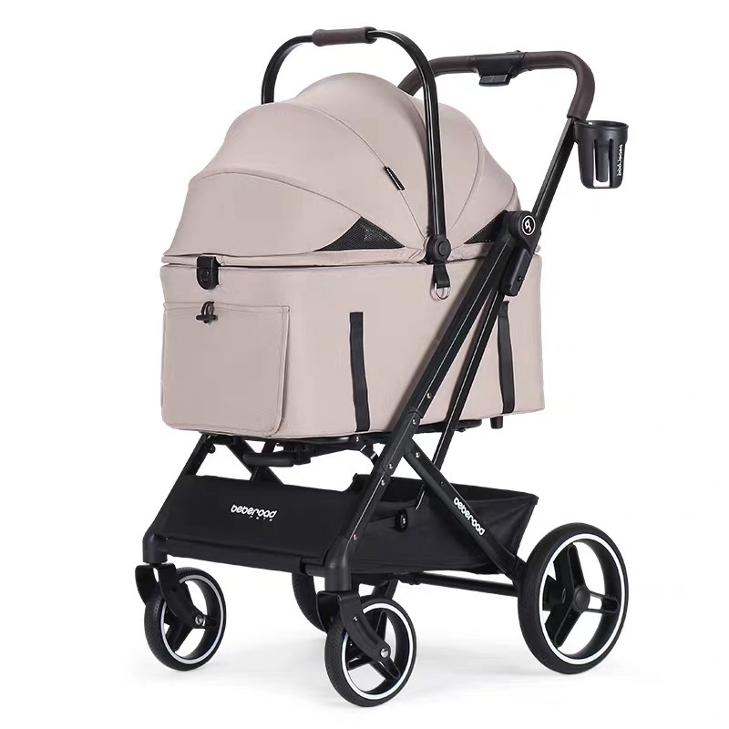 BEBEROAD X3 2IN1 PET TROLLER DETACHABLE FOLDABLE STROLLER