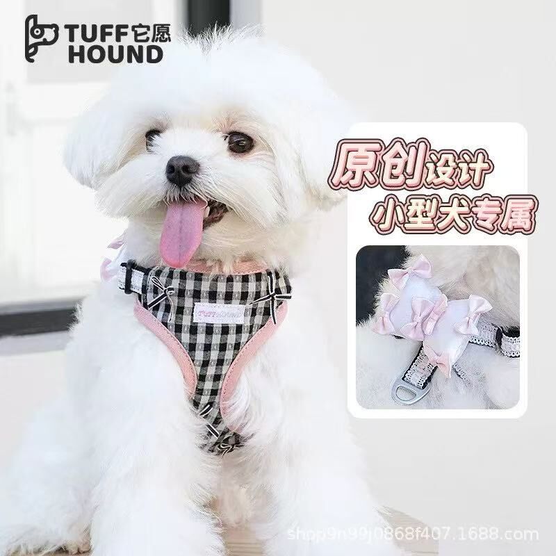 TF018 TUFFHOUND 它愿 宠物法式田园系列胸背 猫狗背心式