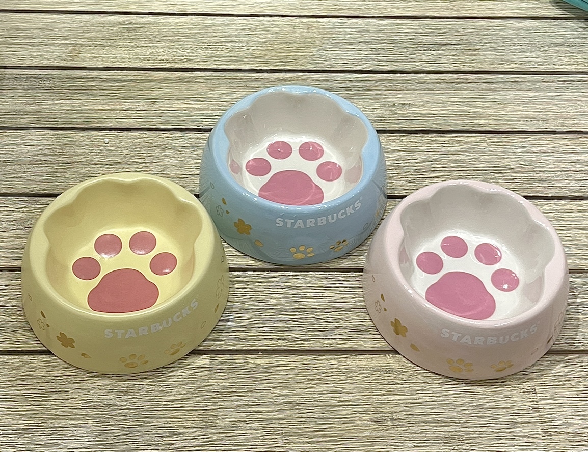 PAW CERAMIC PET BOWL