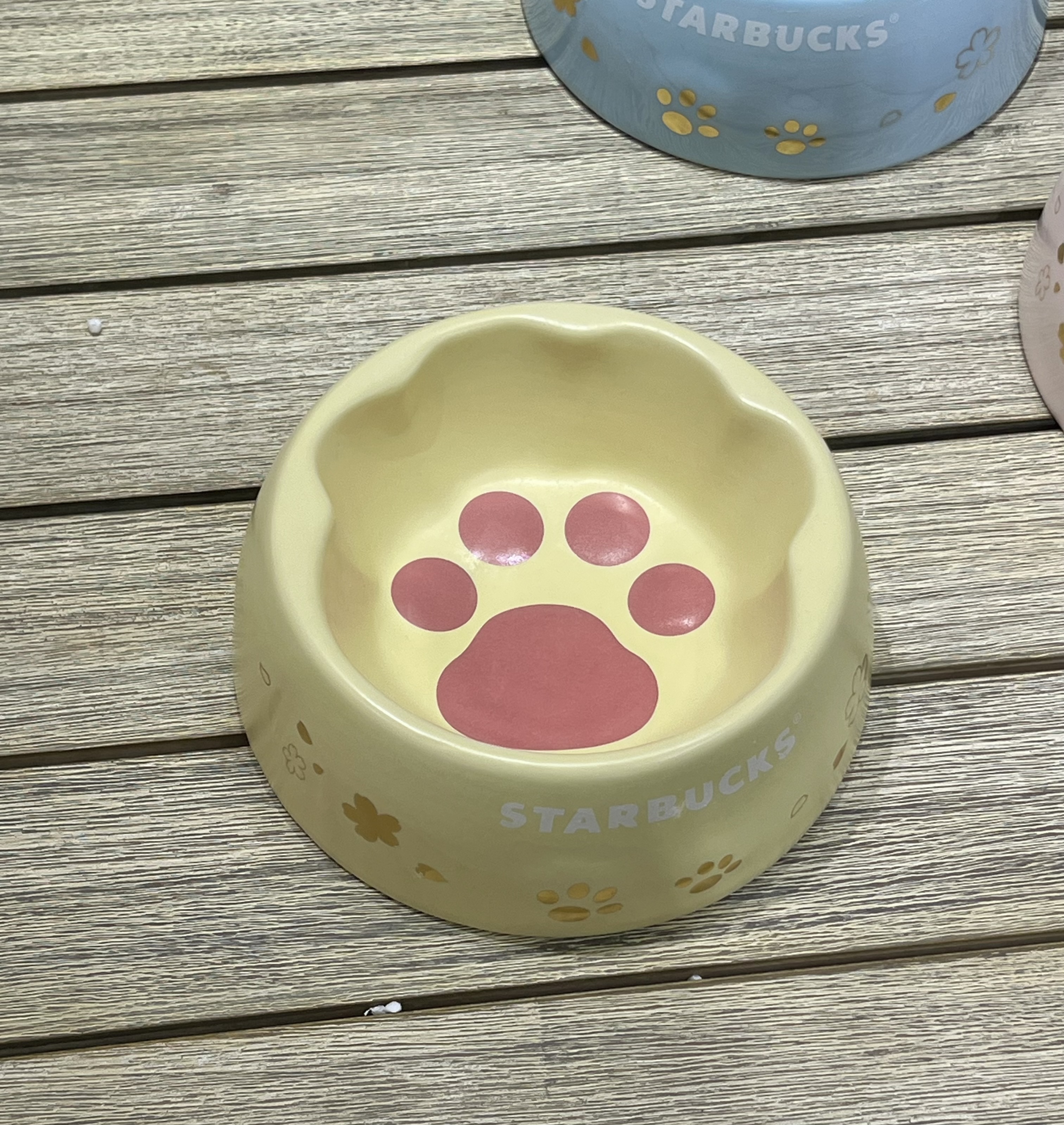 PAW CERAMIC PET BOWL