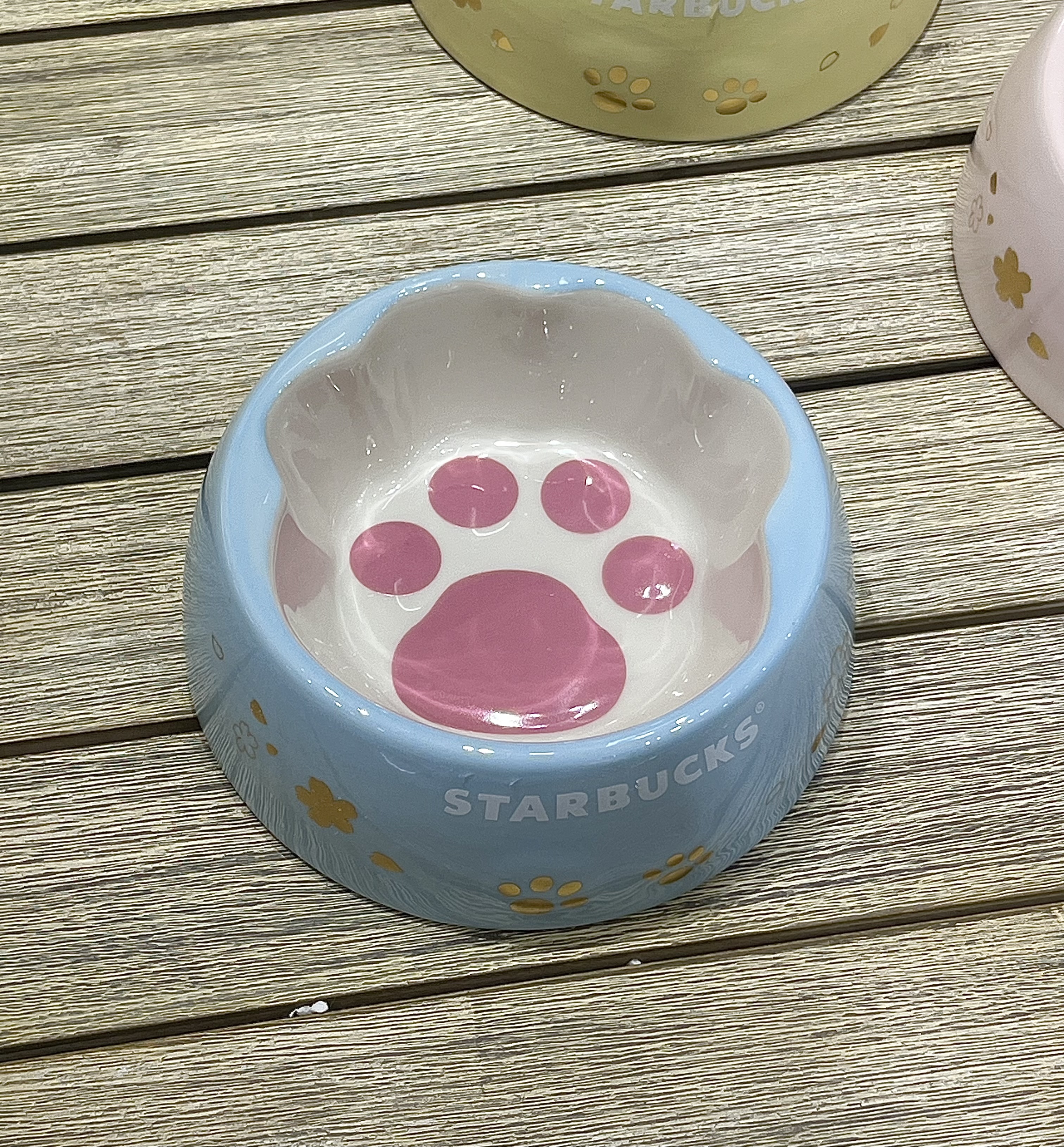 PAW CERAMIC PET BOWL