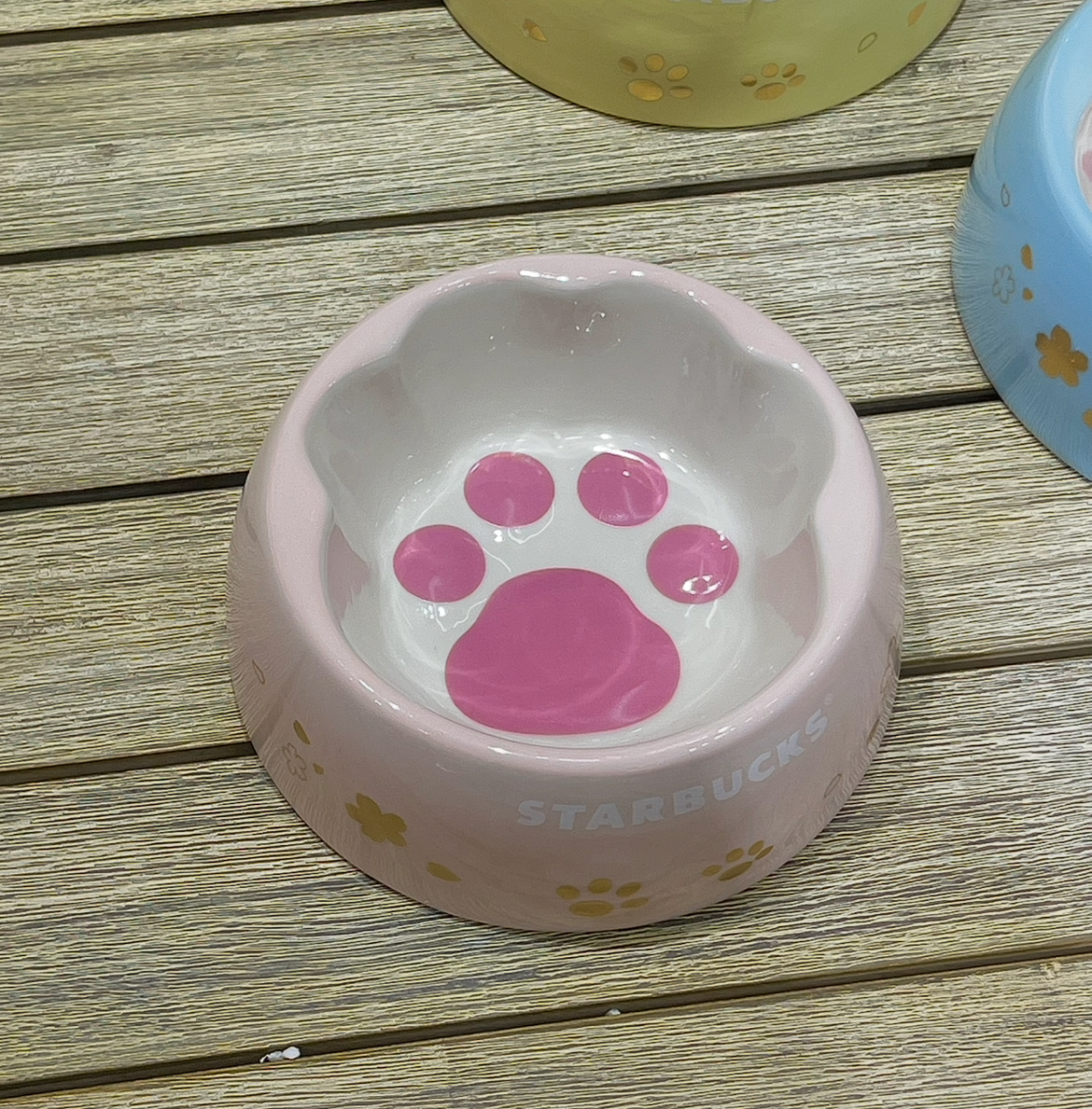 PAW CERAMIC PET BOWL