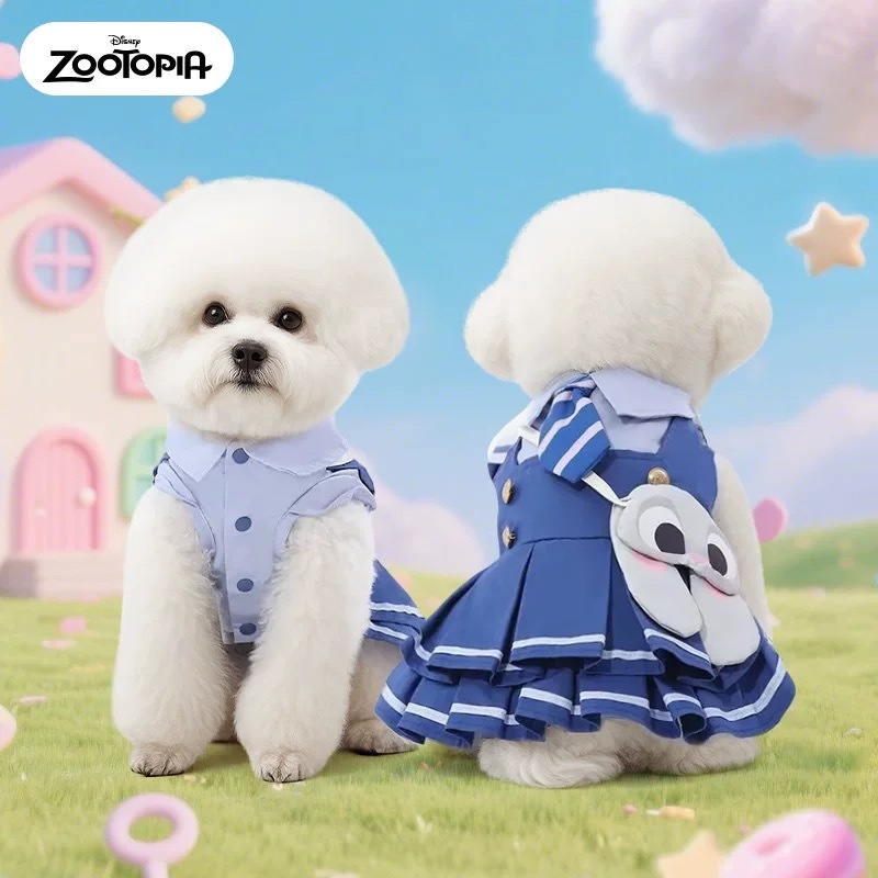 HOOPET DISNEY X ZOOTOPIA 卡通朱迪尼克洛丽塔四季裙子 尺寸表在最后一张图