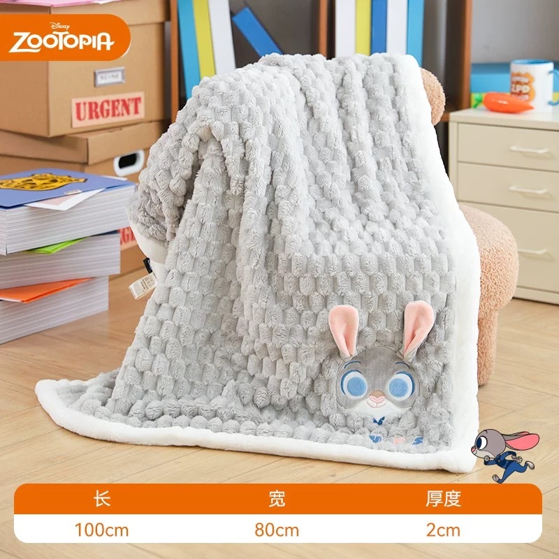 HOOPET DISNEY X ZOOTOPIA 疯狂动物城系列  朱迪/尼克宠物法兰绒毯子 100*80CM