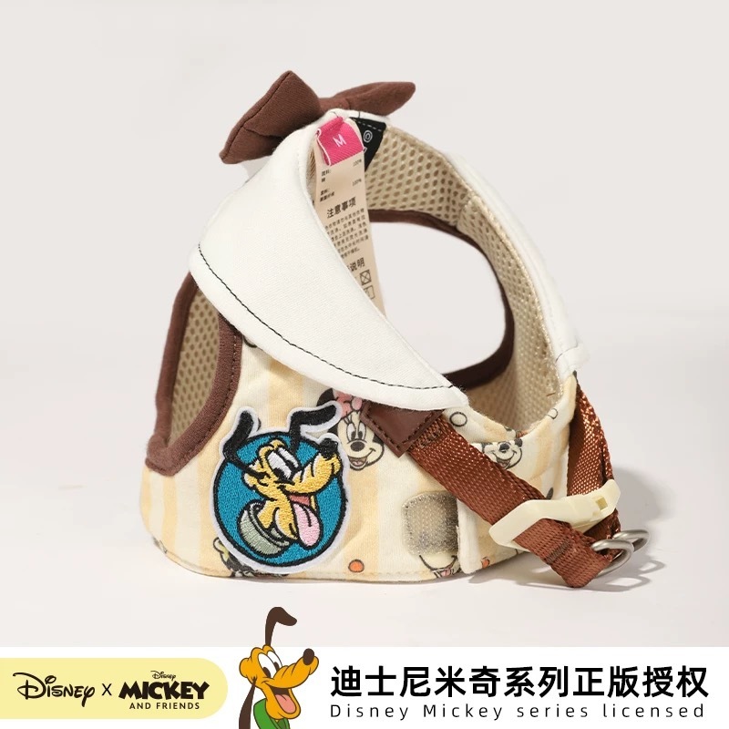 DISNEY MICKEY 迪士尼米奇系列 宠物胸背带+牵引套装