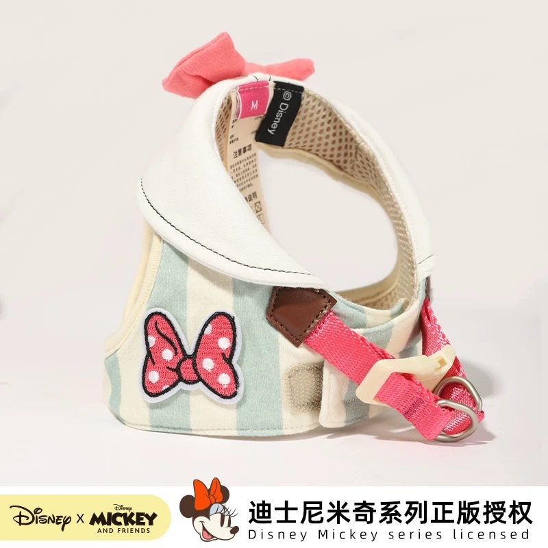 DISNEY MICKEY 迪士尼米奇系列 宠物胸背带+牵引套装