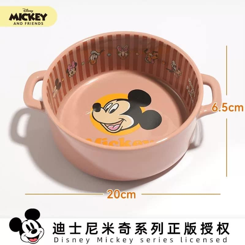 DISNEY 迪士尼 米奇系列  陶瓷碗+MICKEY木架