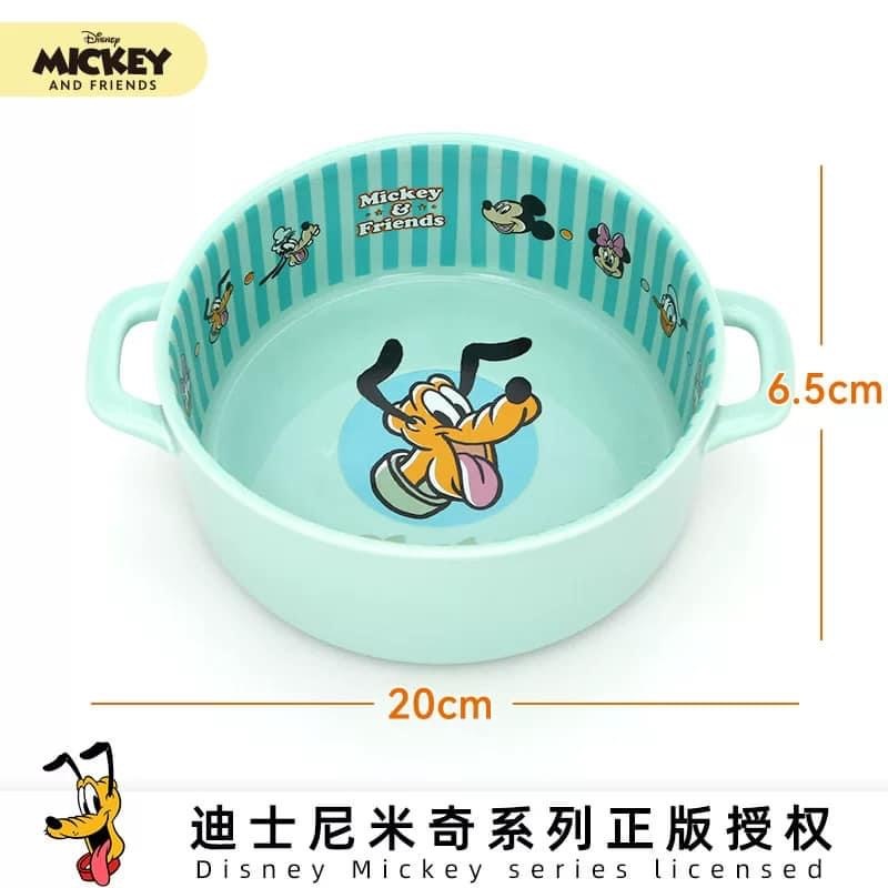 DISNEY 迪士尼 米奇系列  陶瓷碗+MICKEY木架