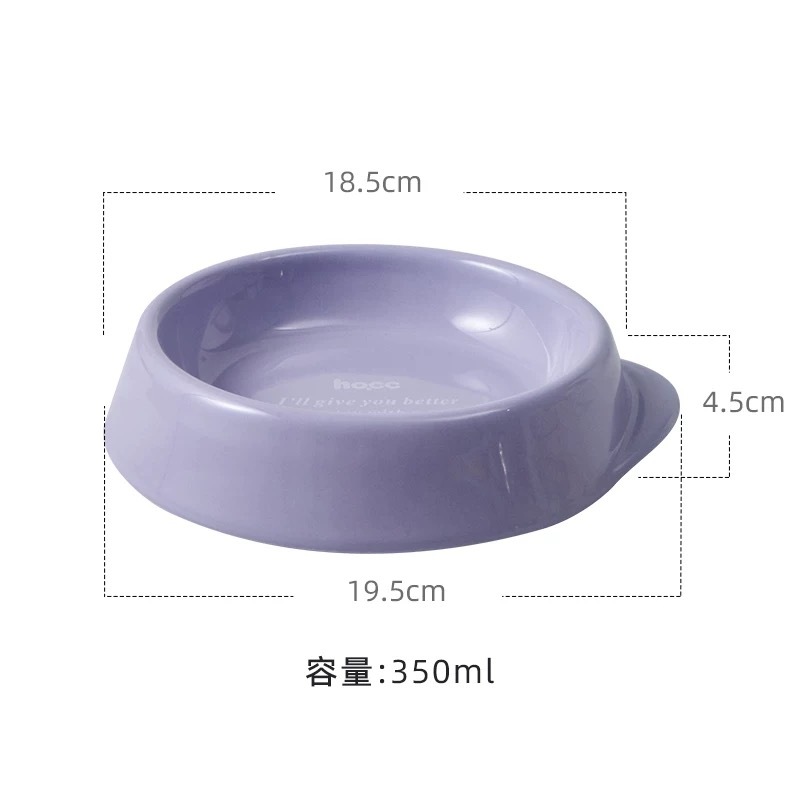 HOCC PET CERAMIC BOWL – COLORFUL PLATE SERIES