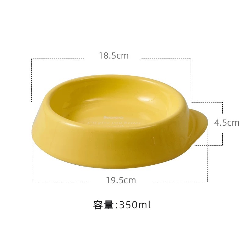 HOCC PET CERAMIC BOWL – COLORFUL PLATE SERIES