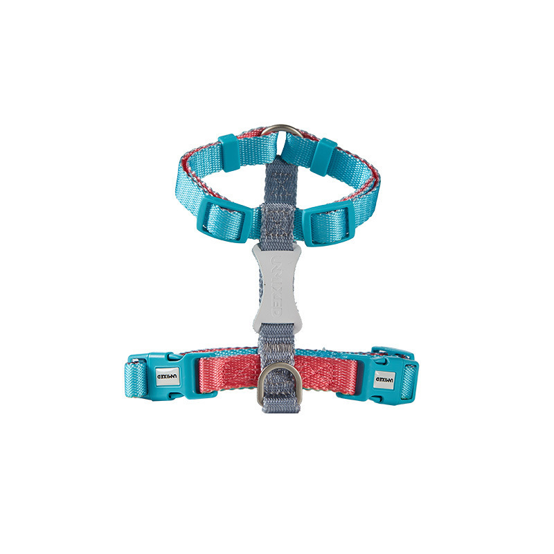 UNMIXED PET HARNESS – CANDY SERIES, COLOR-BLOCK H-STYLE HARNESS