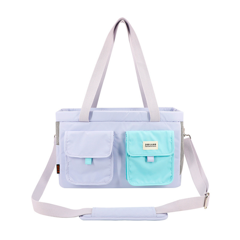 ZOOLAND PET CARRIER BAG – BREATHABLE, WATER-RESISTANT & STYLISH NEW COLOR DESIGN, 40 × 18 × 25.5 CM