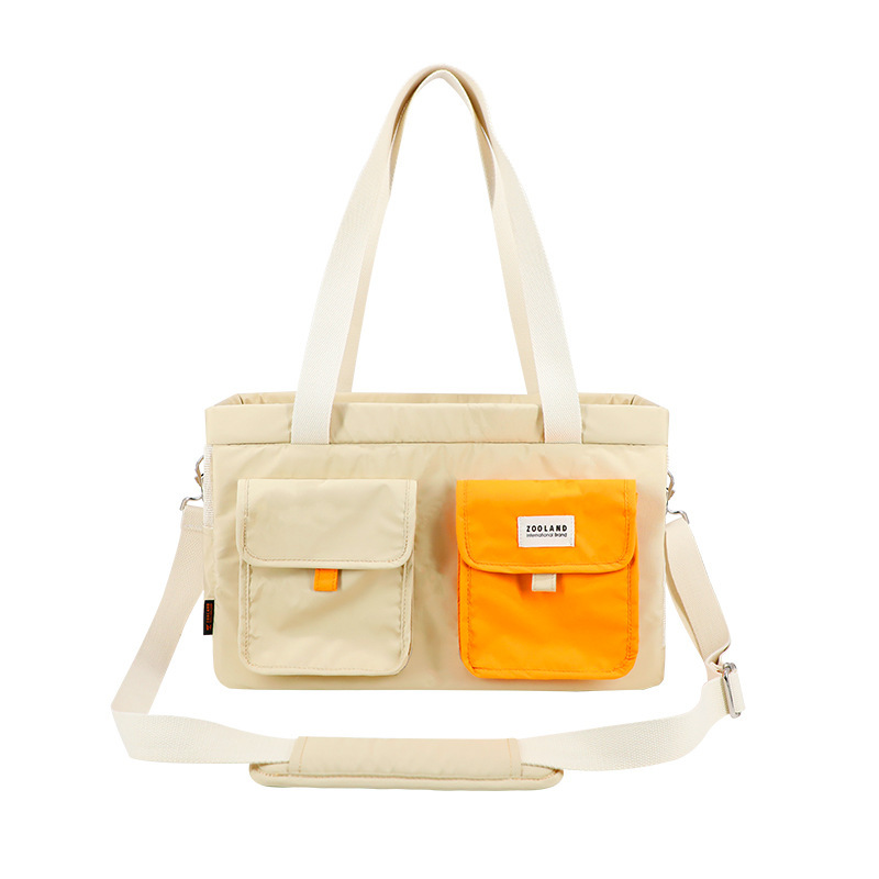 ZOOLAND PET CARRIER BAG – BREATHABLE, WATER-RESISTANT & STYLISH NEW COLOR DESIGN, 40 × 18 × 25.5 CM