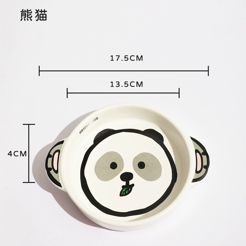 BRIDGE.DOG PET CERAMIC BOWL – 17 × 14 × 3 CM