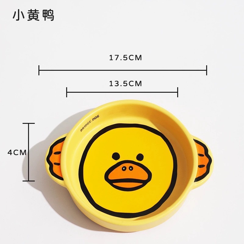 BRIDGE.DOG PET CERAMIC BOWL – 17 × 14 × 3 CM
