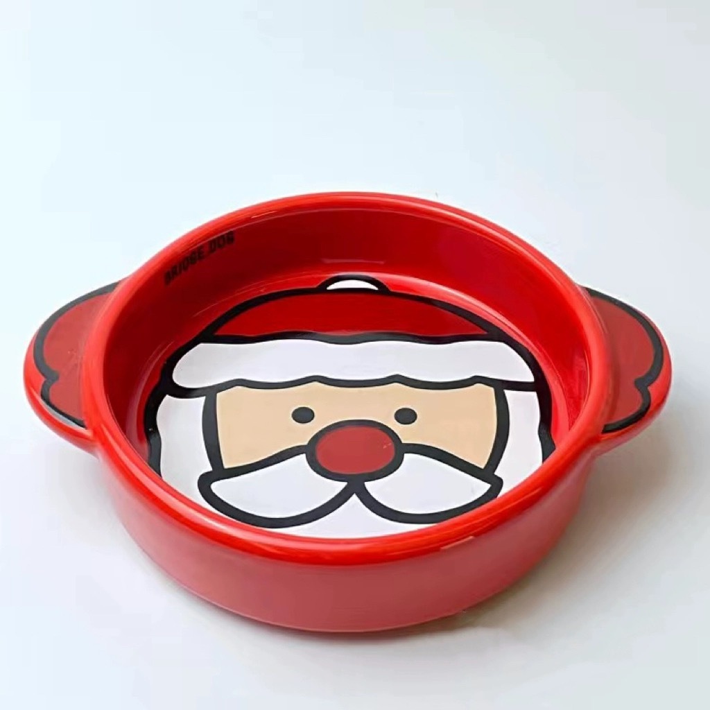BRIDGE.DOG PET CERAMIC BOWL – 17 × 14 × 3 CM