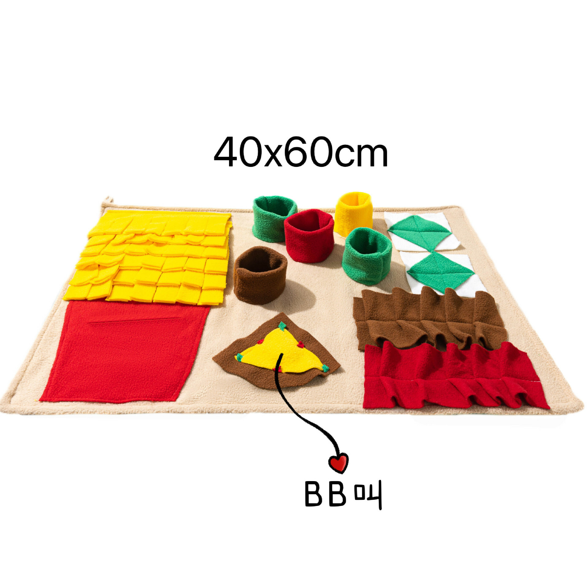 PET SNUFFLE MAT – INTERACTIVE PUZZLE TOY, HIDE TREATS & BURN ENERGY