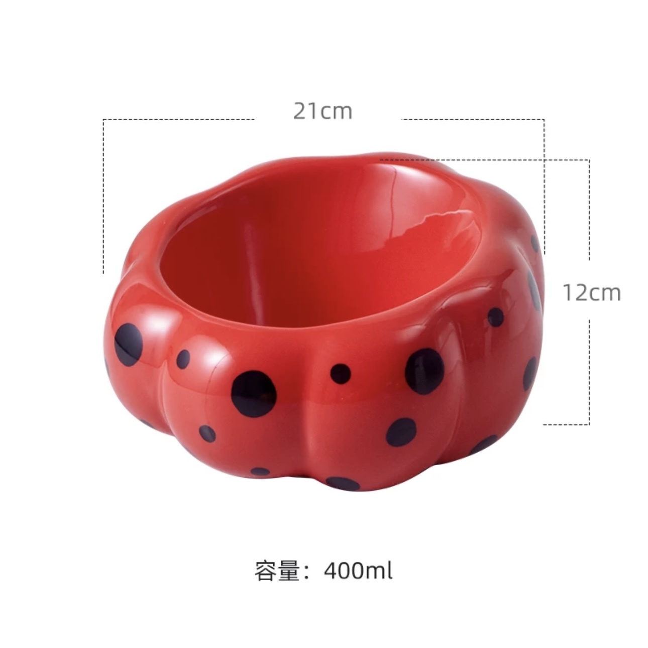 HOCC CERAMIC PUMPKIN BOWL