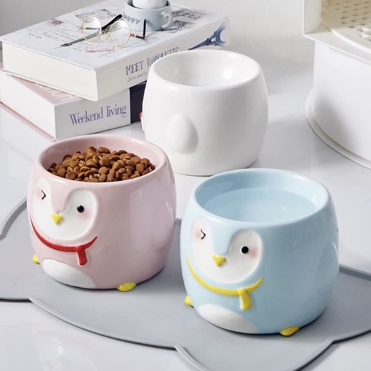 HOCC CERAMIC BOWL – PENGUIN PET BOWL
