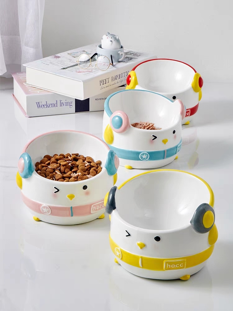 HOCC HEADPHONE PENGUIN CERAMIC BOWL 