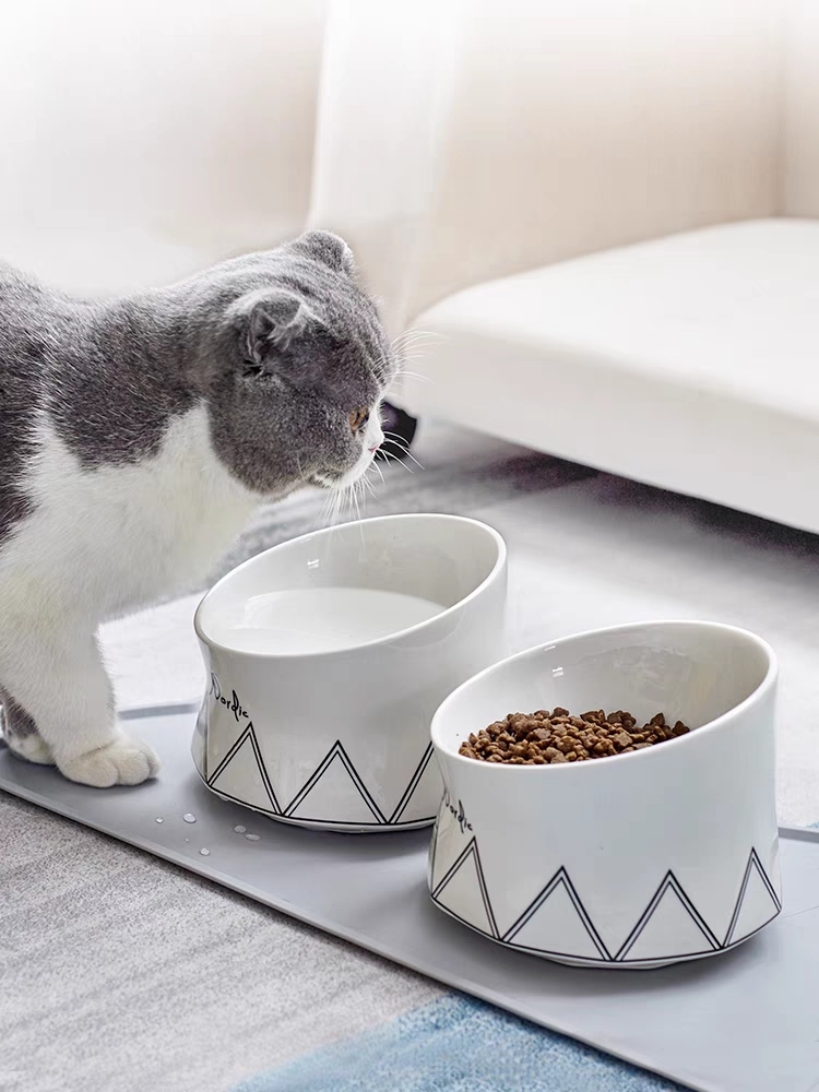 HOCC CERAMIC BOWL – NORDIC FACETED ELEVATED BOWL