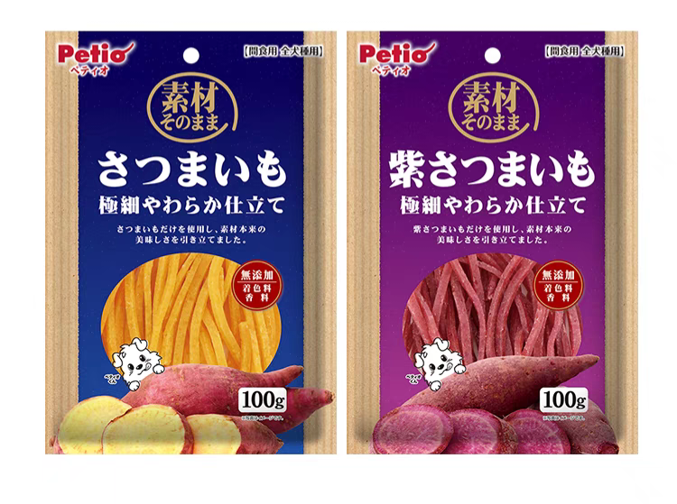 JAPAN PETIO DRY SWEET POTATO & PURPLE SWEET POTATO 100G