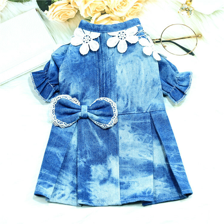 DENIM PATCHWORK DRESS