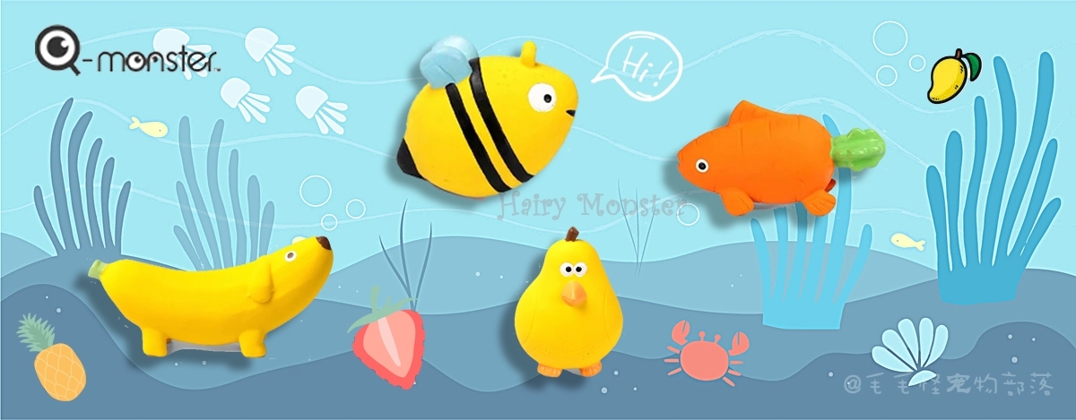 Q-MONSTER FRUIT SERIES – NATURAL LATEX