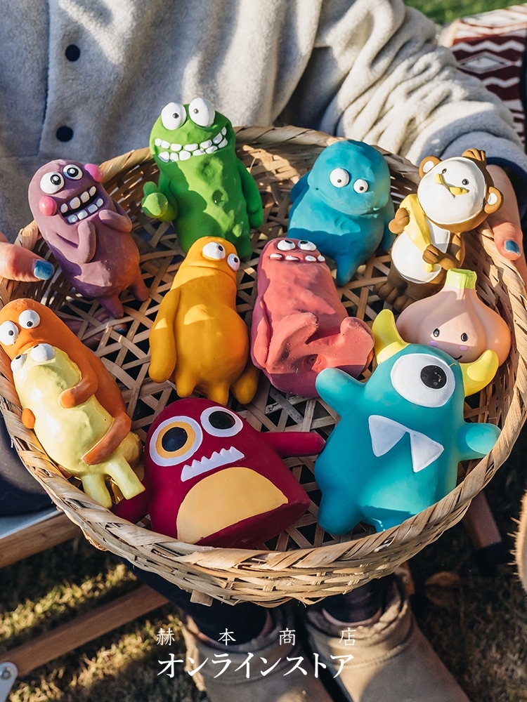 Q-MONSTER ECO-FRIENDLY NATURAL LATEX CUTE UGLY CLAY MONSTER SERIES