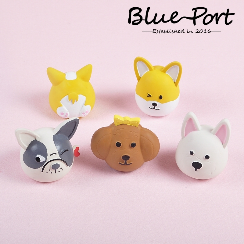 BLUE PORT SQUEAKY NATURAL LATEX TOY 6*8cm