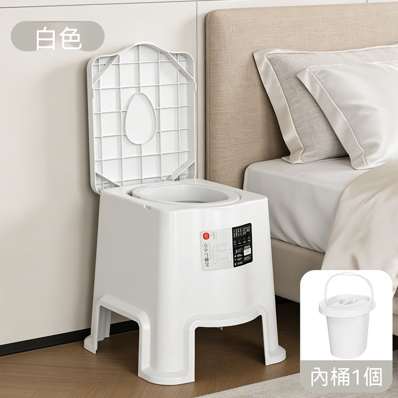 家中長者行動不便、半夜跑廁所容易跌倒？孕婦肚子大走動吃力？ 這款可移動床邊坐便椅超實用！