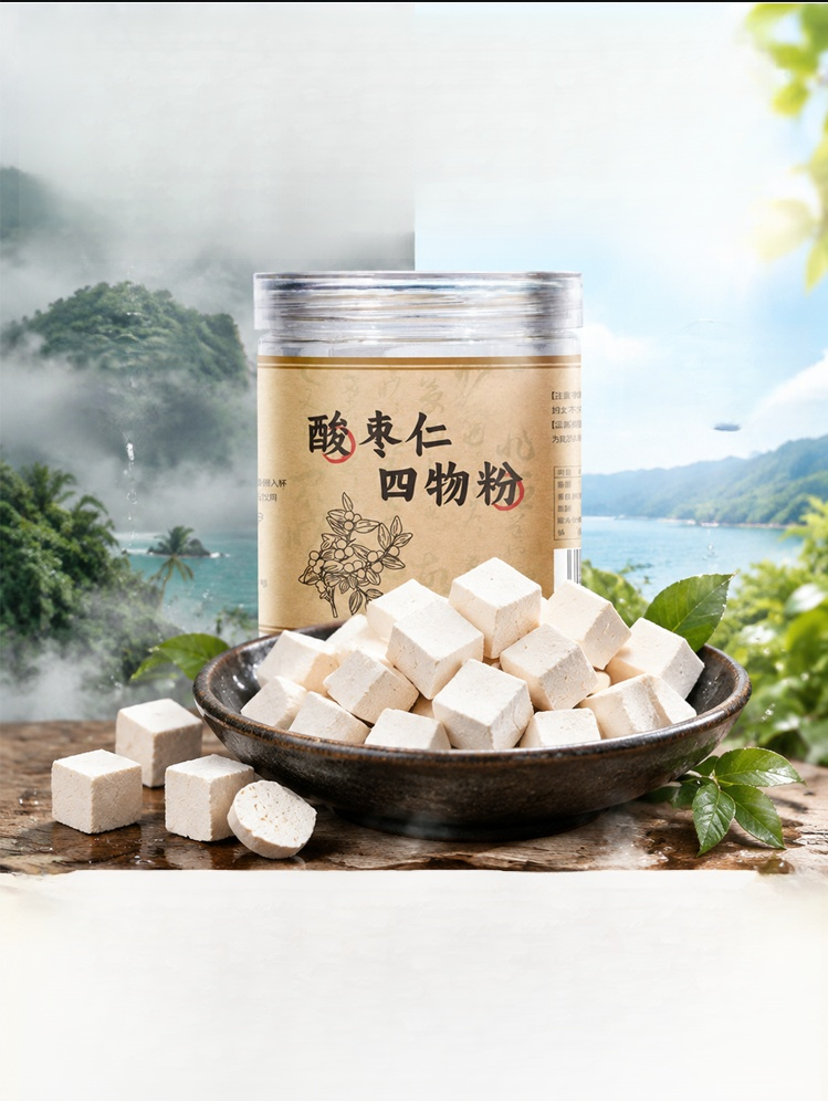 御方好眠四寶・古法微破壁野生酸棗仁四物粉（250g/罐）告別安眠藥｜深層助眠・健脾祛濕・夜不起尿