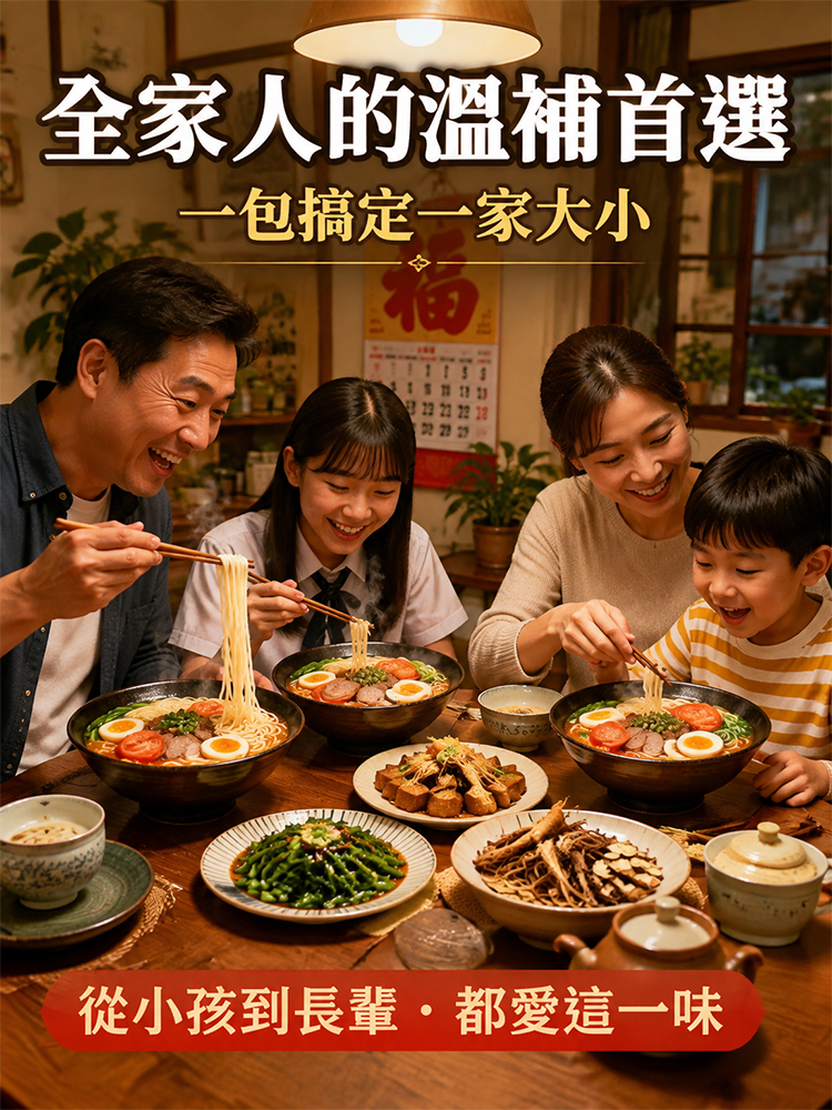 【黨參+西洋參+人參】三參龍鬚面