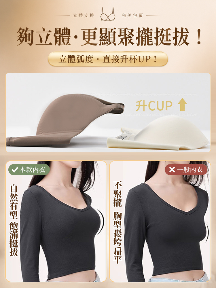 無痕聚攏隱形內衣
