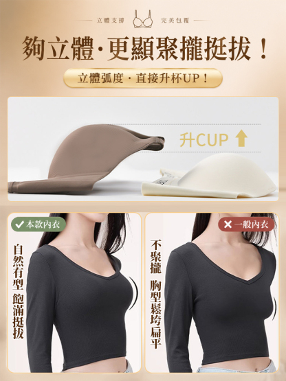 無痕聚攏隱形內衣