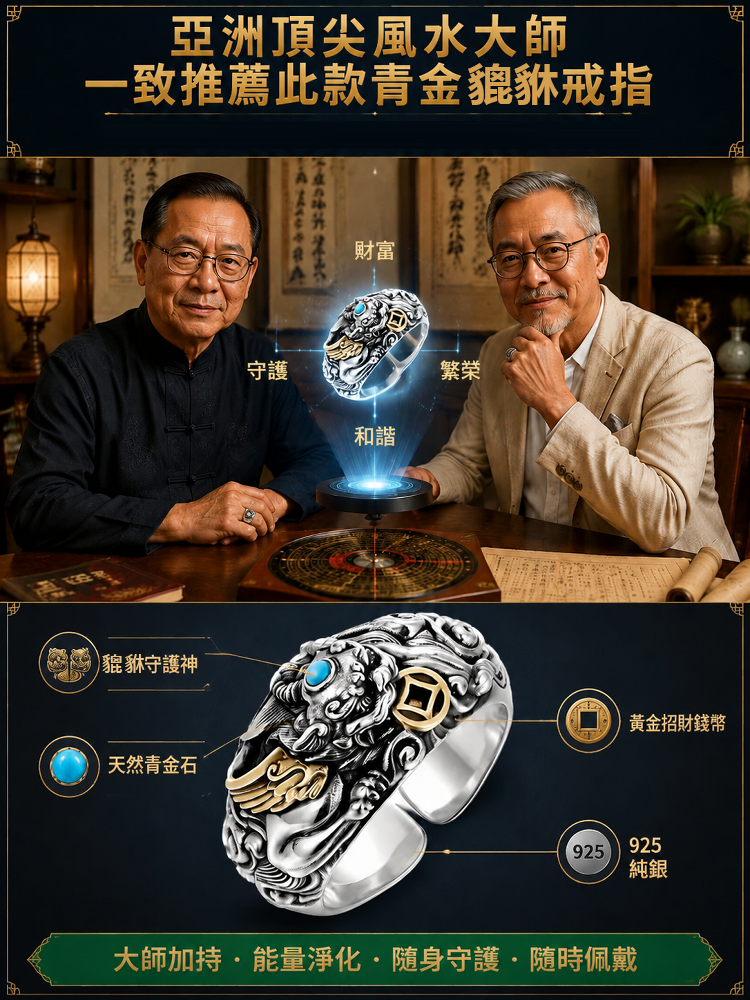HFH-復古貔貅戒指