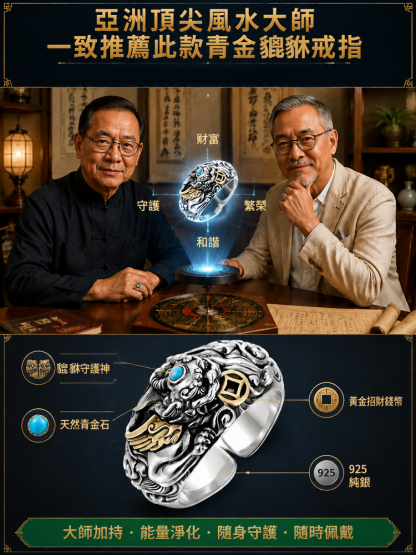 HFH-復古貔貅戒指