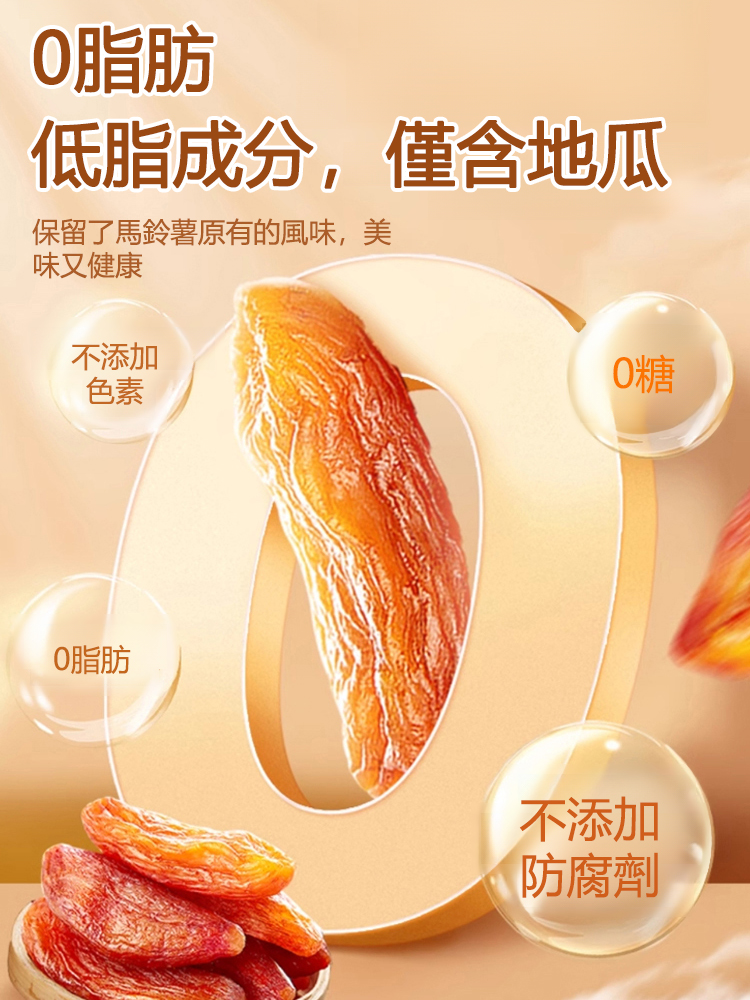 【緩解便秘】瘦身帶皮不加糖地瓜乾