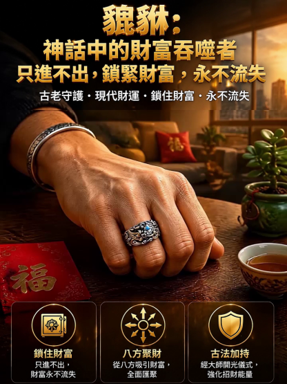 HFH-復古貔貅戒指