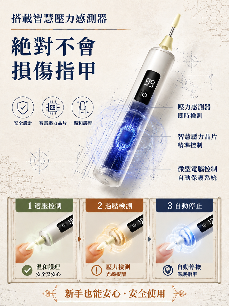 JC-多功能電動指甲修剪器