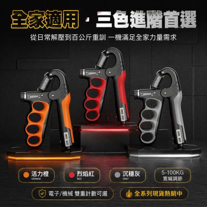 可調節電子握力器