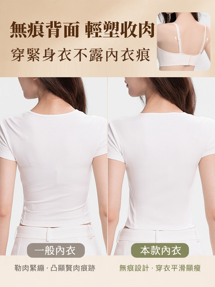 無痕聚攏隱形內衣
