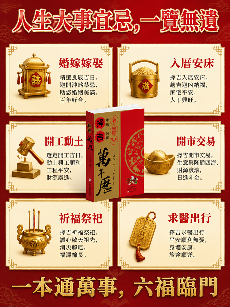 民俗擇吉萬年曆